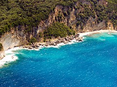 Cliff, west Corfu