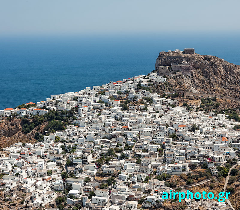 City of Skiros, Greece, aerial view
